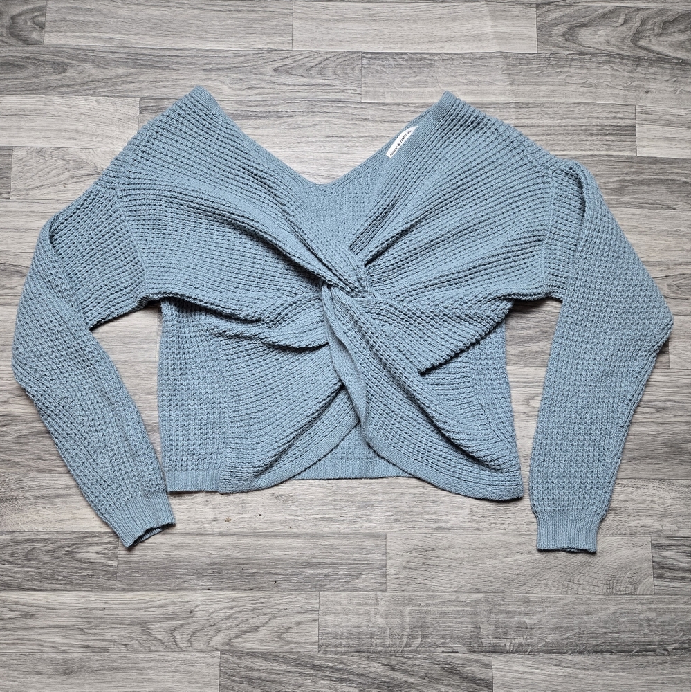Moon & Madison Sexy Knotted Front Sweater
